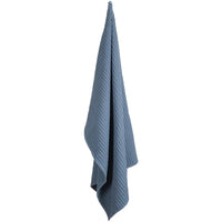 Big Waffle Towel & Blanket - Grey Blue