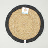 Seagrass & Jute Tablemat - Black