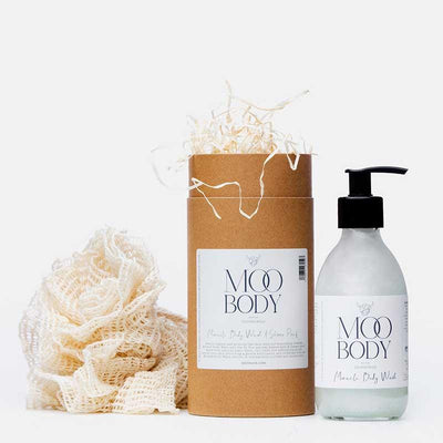 body wash gift tube from moo hair