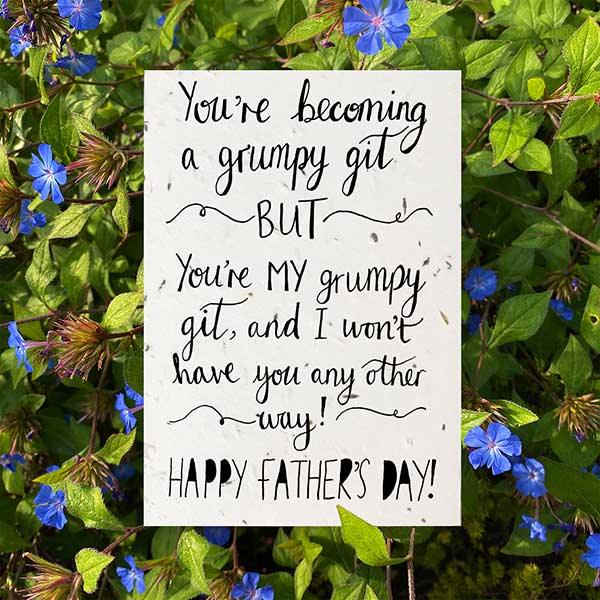 fathers day eco card