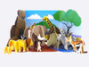 Savannah Animals Eco Friendly Playset