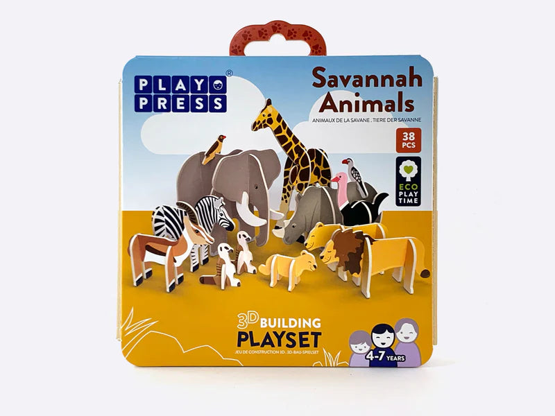 Savannah Animals Eco Friendly Playset