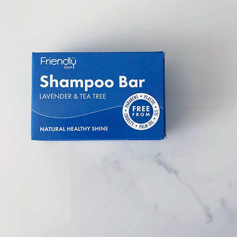 natural shampoo bar lavender and tea tree