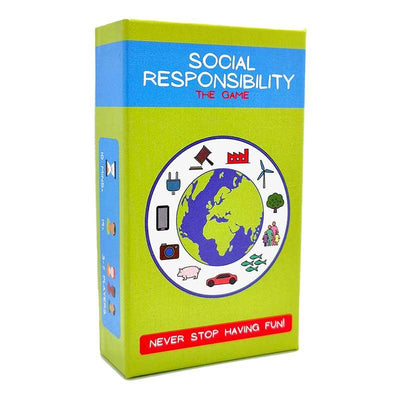 social responsibility card game product shot