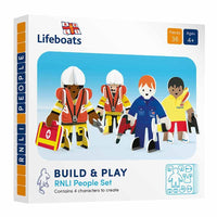 eco friendly toy set life boat people in packaging