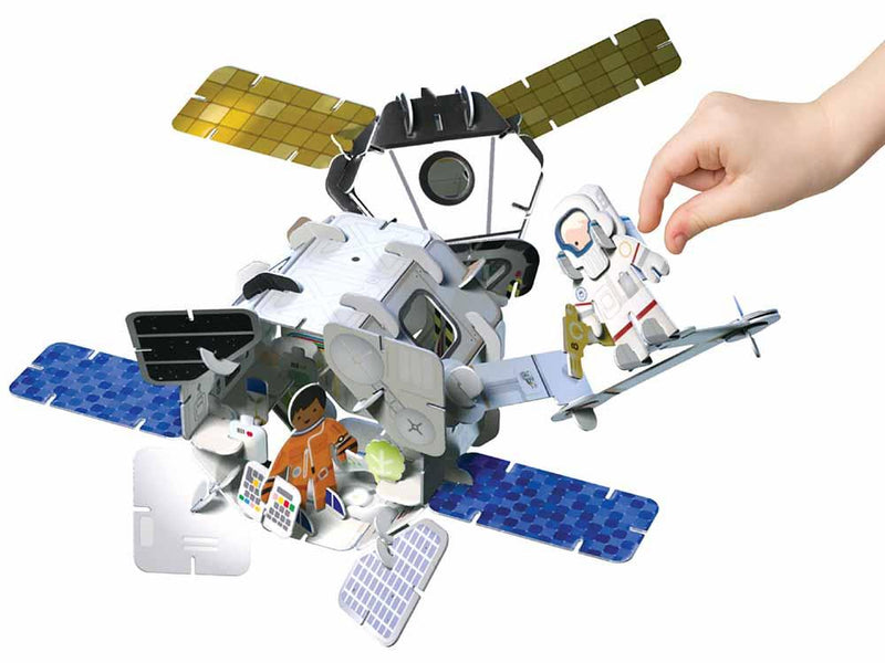 space station plastic free toy set