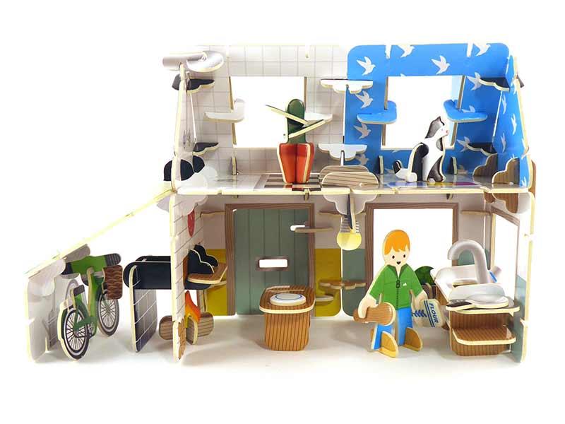 eco house playset with kitchen
