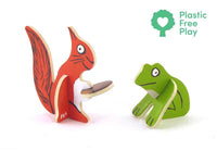 squirrel and frog gruffalo playset