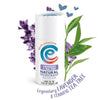 lavender earth conscious deodorant stick with lavender plant