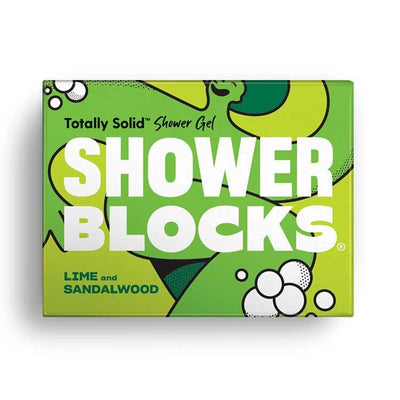 lime and sandalwood shower blocks