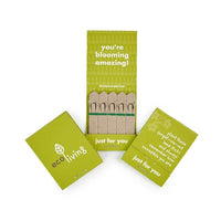 recycled maultipack christmas cards with plantable seed sticks