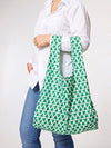 reusable shopping bag in mint green