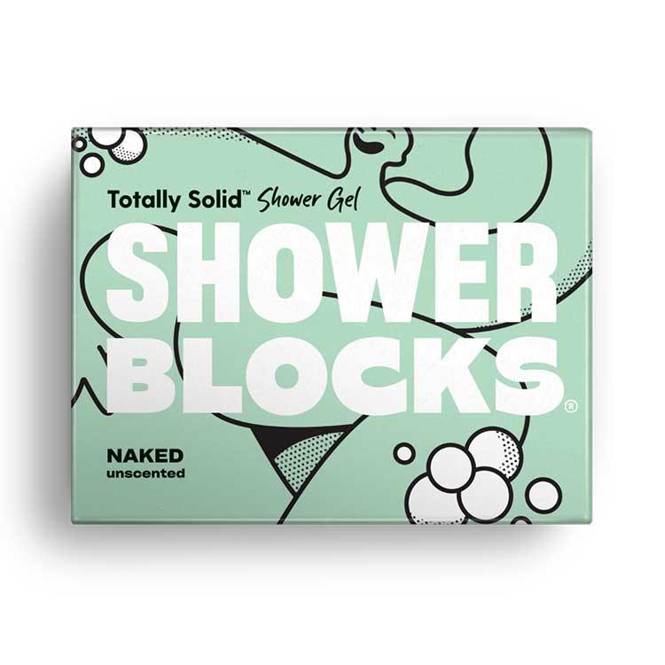 naked unscented shower blocks