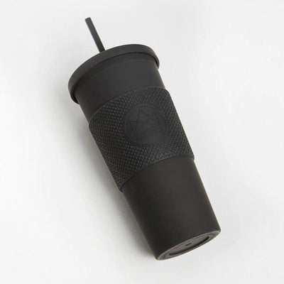 Double Walled Straw Cup - 22oz - Rock Star - The Friendly Turtle