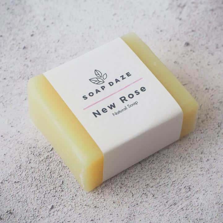 new rose mini soap