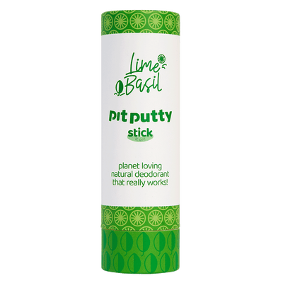 Natural Deodorant Stick - Lime Basil - The Friendly Turtle