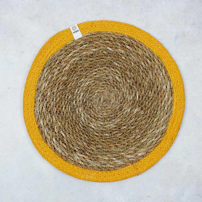 yellow tablemat
