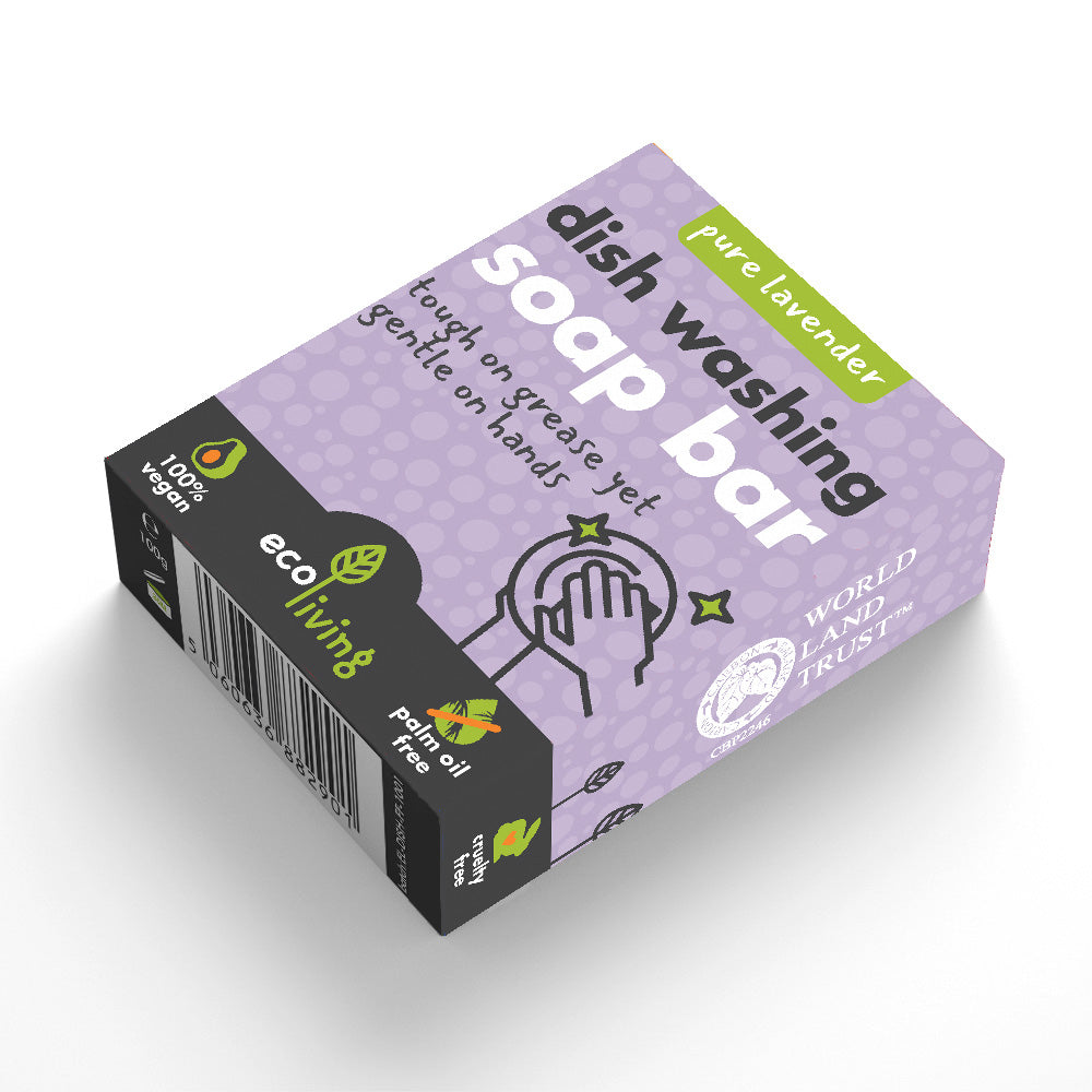 Ecoliving Dish Soap Bar - Pure Lavender