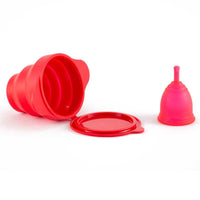 Menstrual Cup Cleaner in red