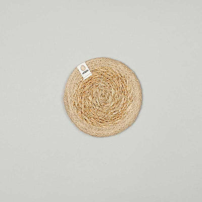 seagrass and jute coasters