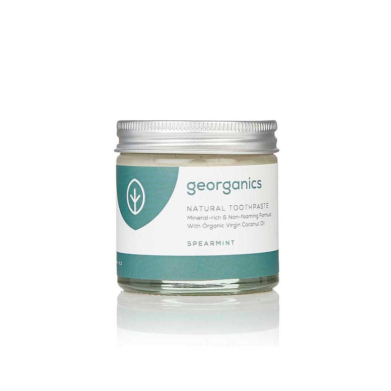 georganics natural toothpaste spearmint 60ml