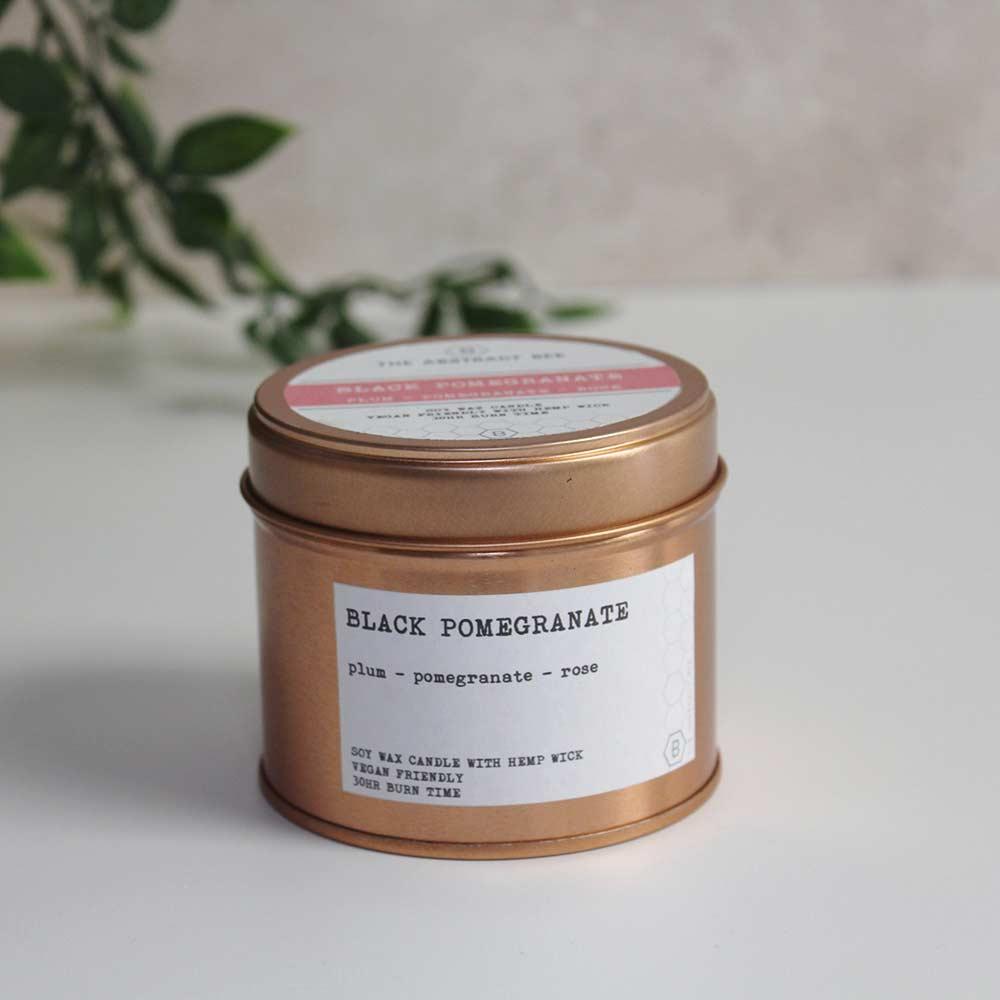 Candle With Soy Wax in a copper tin