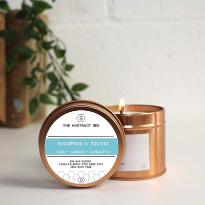 soy wax tin candle