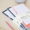 recycled paper list pads x3