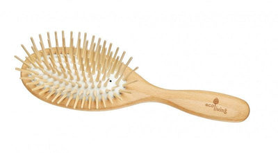 Wooden Hairbrush - Extra-long Wooden Pins - The Friendly Turtle