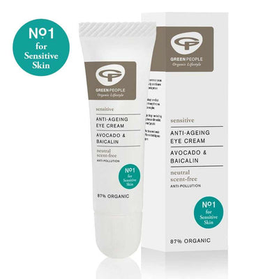 anti ageing eye cream for sensitive skin 10ml from green people