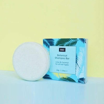 lime and coconut botanical shampoo bar