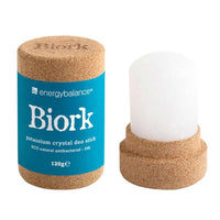 biork deodorant stick in cork packaging
