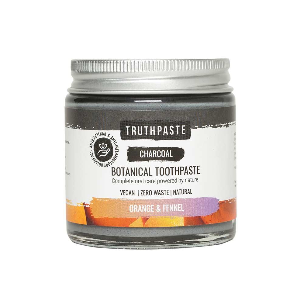 fennel and orange charcoal toothpaste