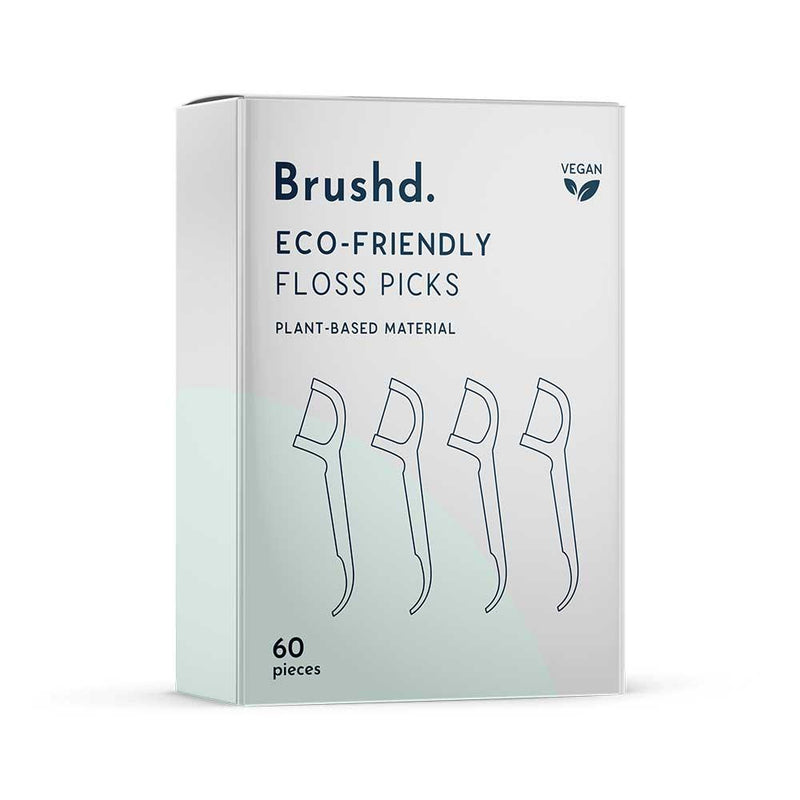 brushd eco friendly floss picks