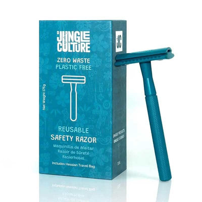 limited edition teal metal safety razor
