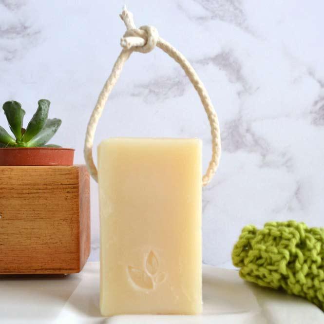 extra large soap on a rope zero waste
