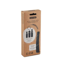 charcoal water filter in cardboard box