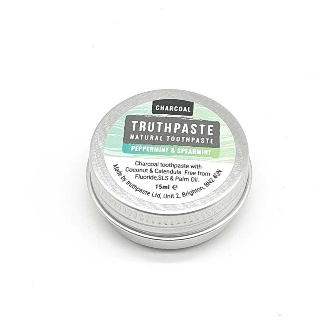 thruthpaste sample tin peppermint and spearmint