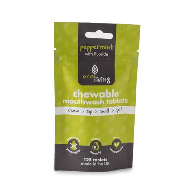 Chewable Mouthwash Tablets - With Fluoride - The Friendly Turtle