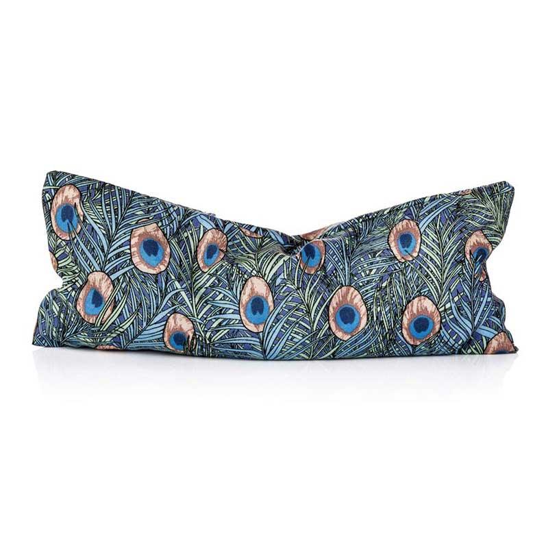 peacock feathers eye pillow