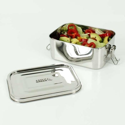 leak resistant lunch box with salad inside