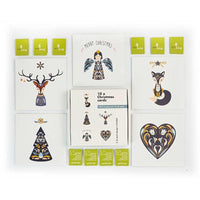 scandinavian recycled multipack christmas cards