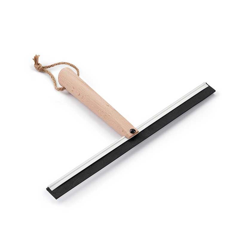 wooden squeegee with silicone blade