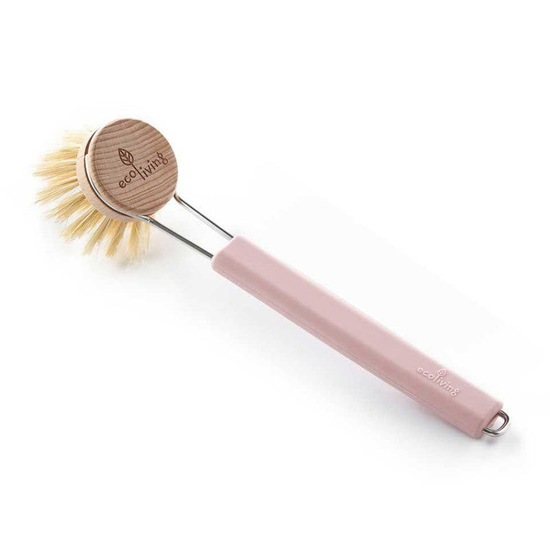 ecoliving dish brush in pink