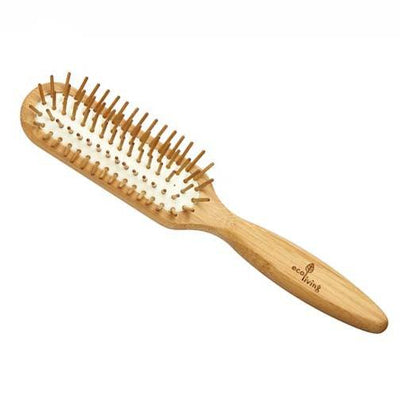 Bamboo Hairbrush - With Wooden Pins - The Friendly Turtle