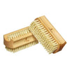 ecoliving natural nail brush on its side