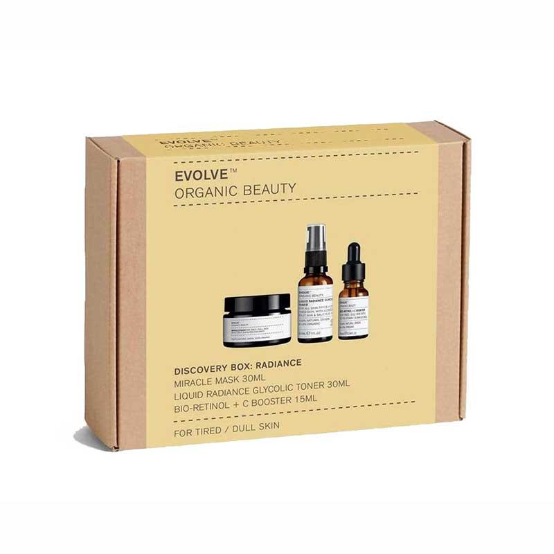 evolve organic beauty radiance discovery box