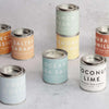 chickidee range of sustainable coconut wax candles