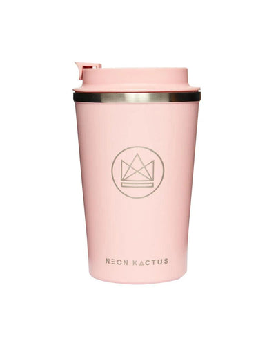 Insulated Coffee Cup - 380ml - Pink Flamingo - The Friendly Turtle