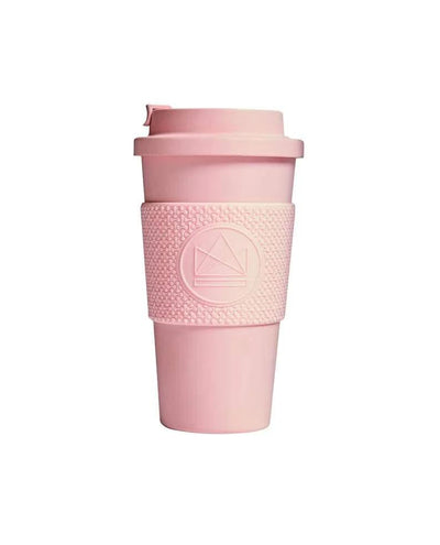 Double Walled Coffee Cup - 460ml - Pink Flamingo - The Friendly Turtle